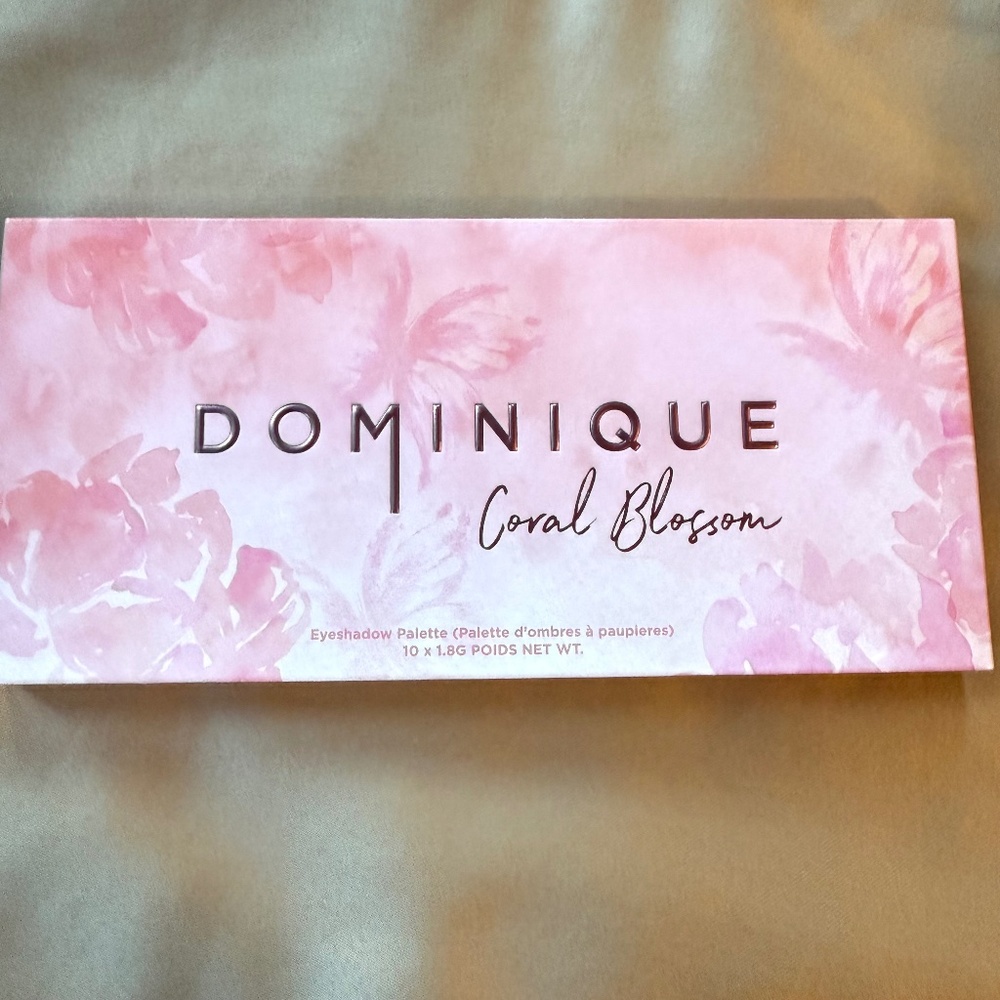 Dominique Cosmetics Limited Edition Coral Blossom Eyeshadow Palette